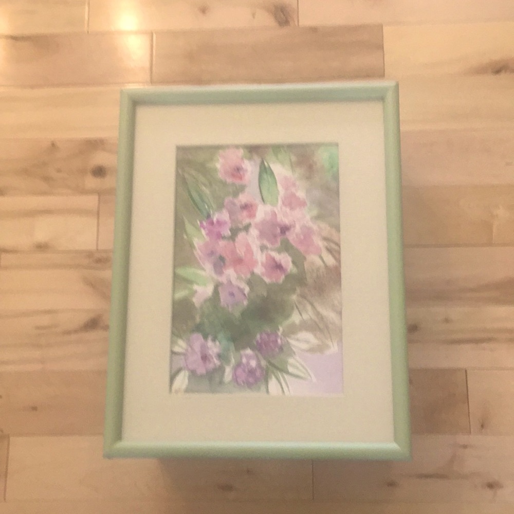 Farmhouse/Shabby Chic Floral Watercolor